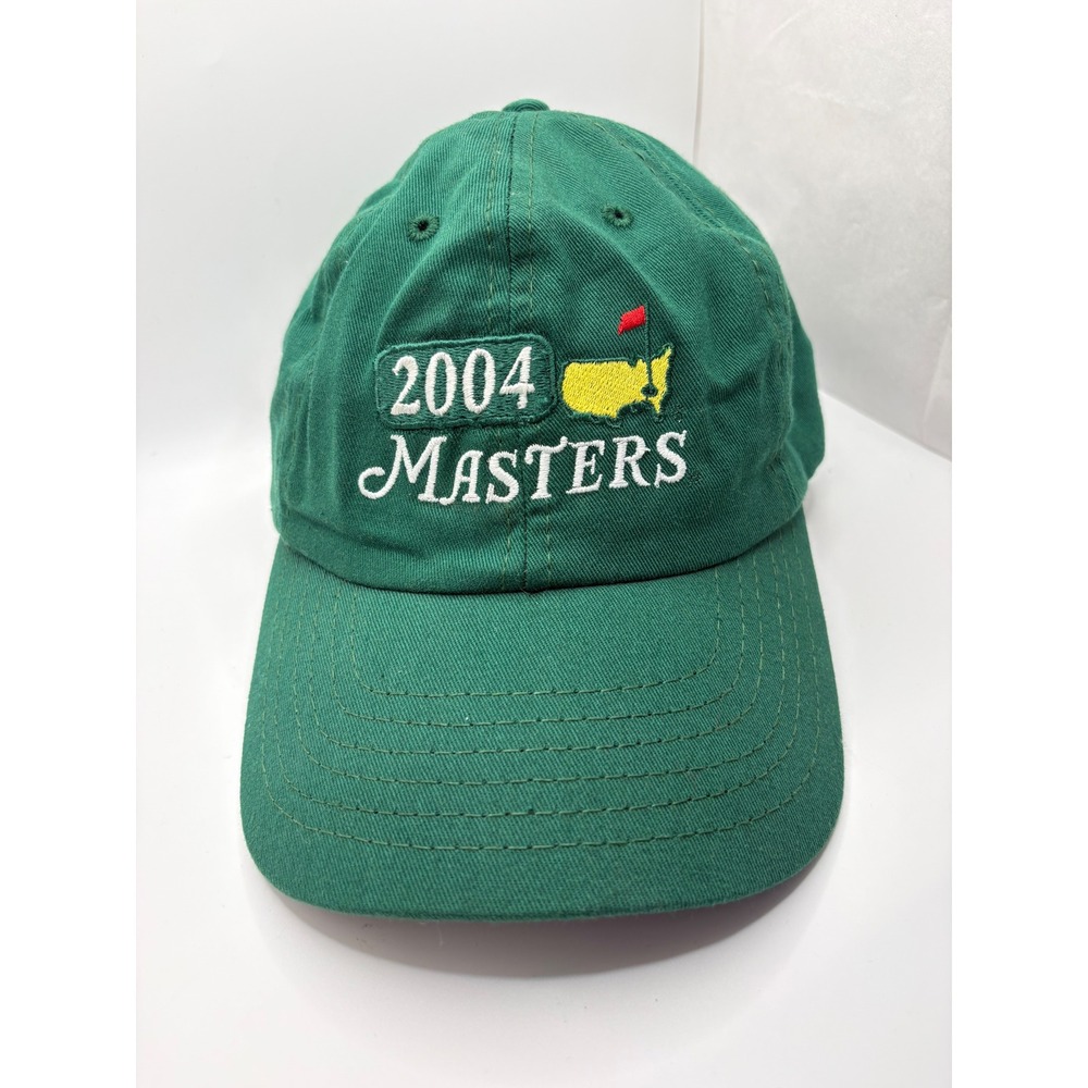 American Needle 2004 Masters Tournament Green Golf Hat Adjustable Dad Cap